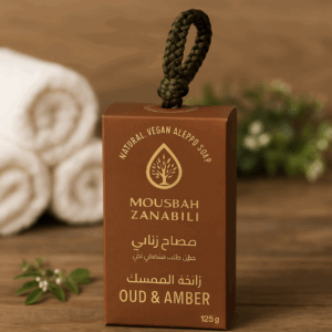 Natural Aleppo Soap – Oud & Amber